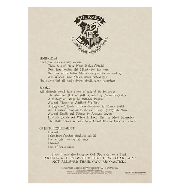 Personalised Hogwarts Acceptance Letter - Image 5